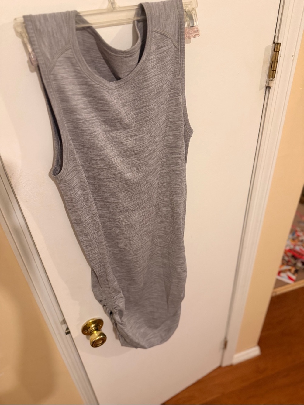 lululemon athletica Gray Sleeveless Midi Tank Dress